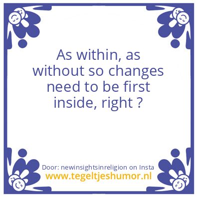 Tegeltje: Changes …