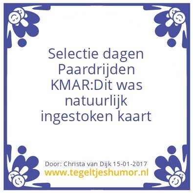 Tegeltje: Paardrijden