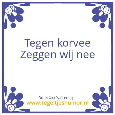 Tegeltje: …
