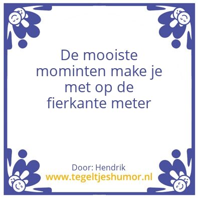 Tegeltje: A