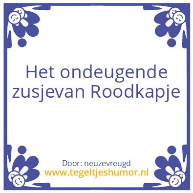 Tegeltje: Afzuigkapje