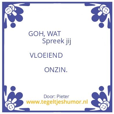 Tegeltje: Waarheid