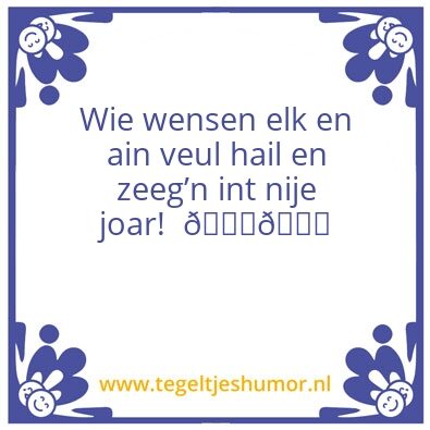 Tegeltje: .