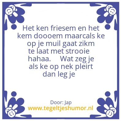 Tegeltje: Jap