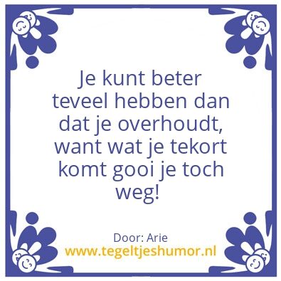 Tegeltje: Logish hÃ¨?