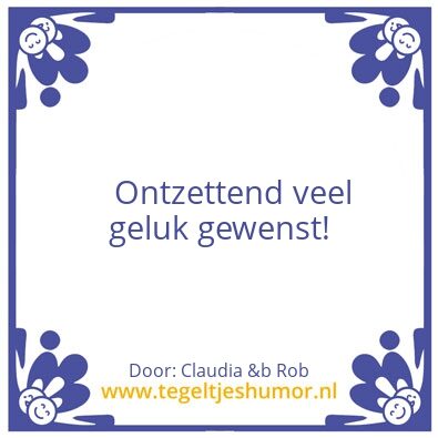 Tegeltje: Rianne en Bernhard