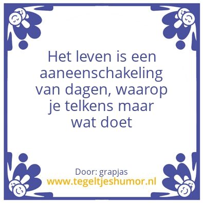 Tegeltje: 1