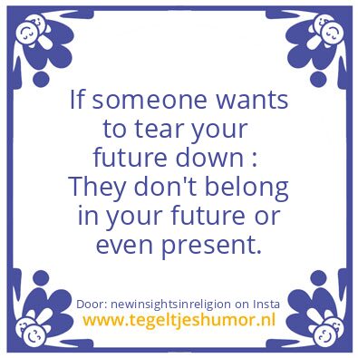 Tegeltje: Statement :