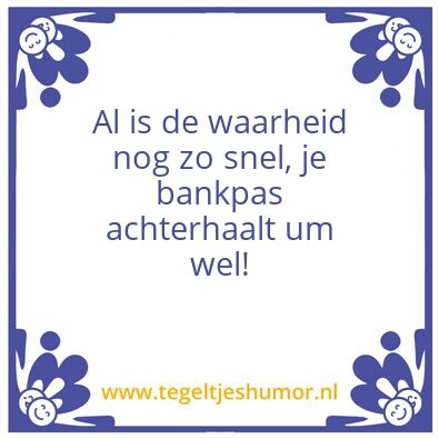 Tegeltje: Mannu