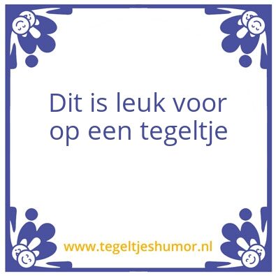 Tegeltje: karin