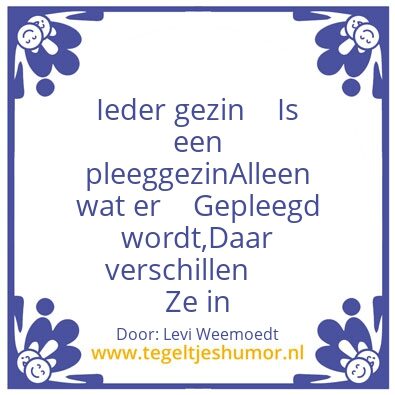 Tegeltje: WARM NEST