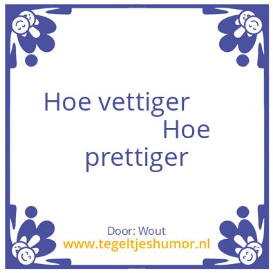Tegeltje: Frituur
