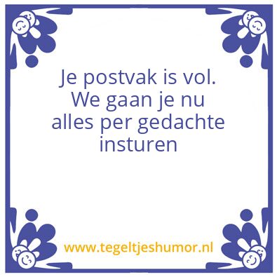 Tegeltje: Huib