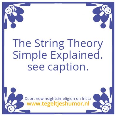 Tegeltje: the devil jaweh is a lier