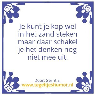 Tegeltje: Ik ben Gerrit.