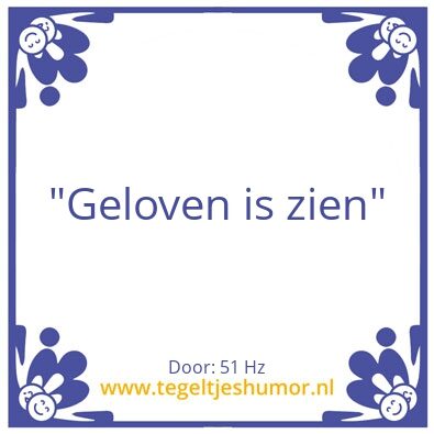 Tegeltje: 51HZ