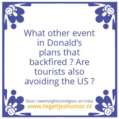 Tegeltje: Donald’s plans ..