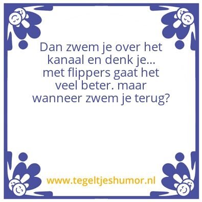 Tegeltje: Kanaal