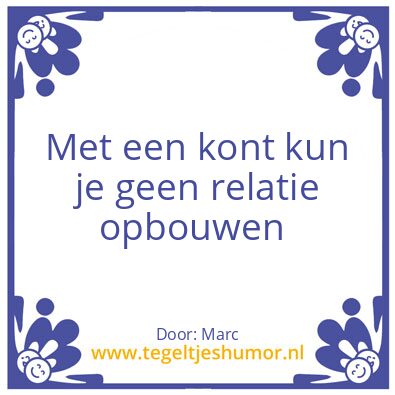 Tegeltje: Kont