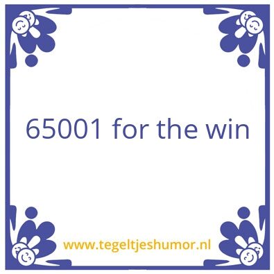 Tegeltje: A