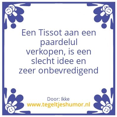 Tegeltje: Tissot