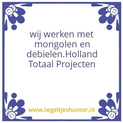Tegeltje: HTP