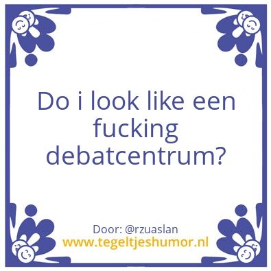 Tegeltje: Whitesplainer