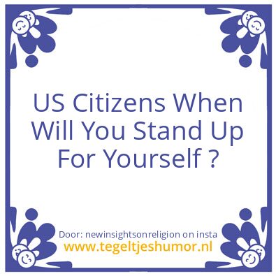 Tegeltje: US Citizens..