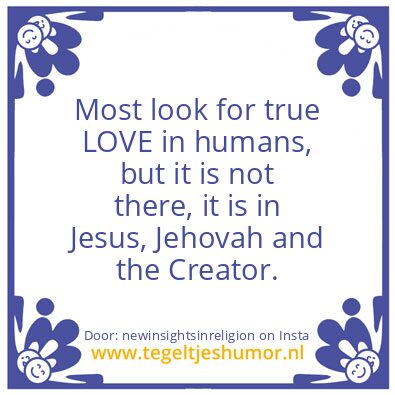 Tegeltje: True LOVE