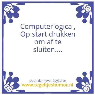 Tegeltje: Tegel
