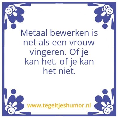 Tegeltje: hahaha