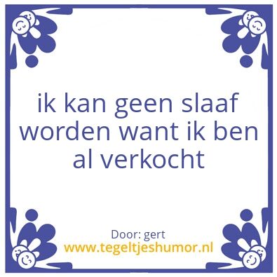 Tegeltje: tegel