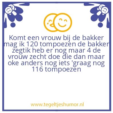 Tegeltje: poes