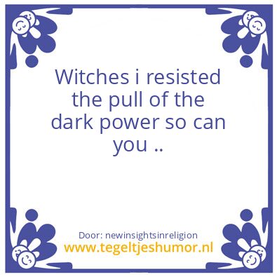 Tegeltje: pull of power