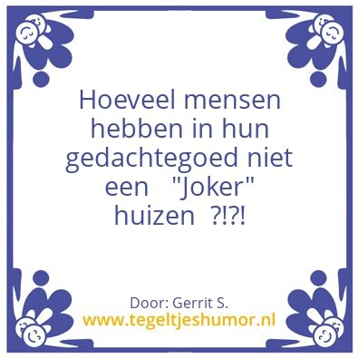 Tegeltje: Ik ben Gerrit.
