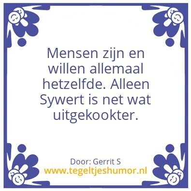 Tegeltje: Ik ben Gerrit