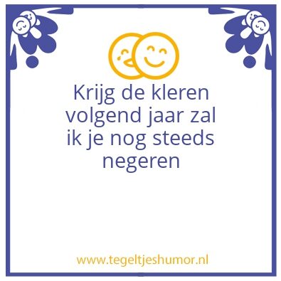 Tegeltje: Nieuwjaar