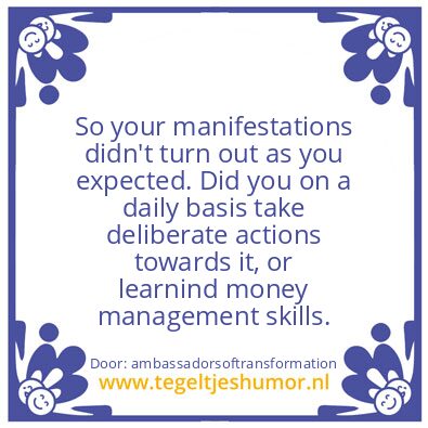 Tegeltje: IN YOUR LIFE