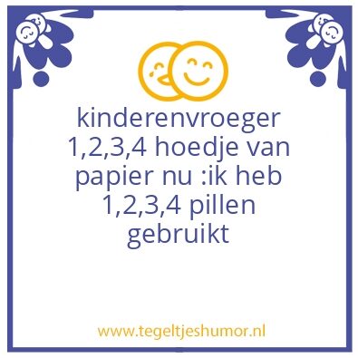 Tegeltje: kinderen