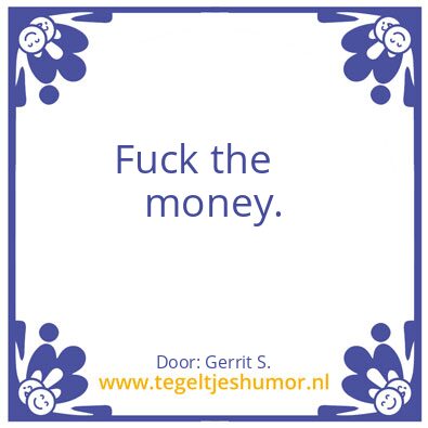 Tegeltje: Ik ben Gerrit.