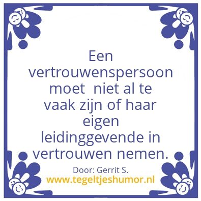 Tegeltje: Ik ben Gerrit.