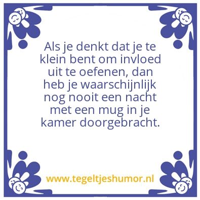 Tegeltje: leraar