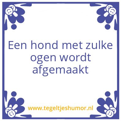 Tegeltje: Afmaken