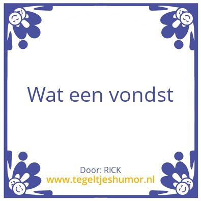 Tegeltje: Mille