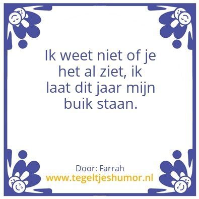 Tegeltje: Aankondiging