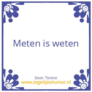 Tegeltje: Kolkwetenschap