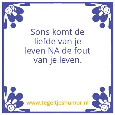 Tegeltje: Speuken