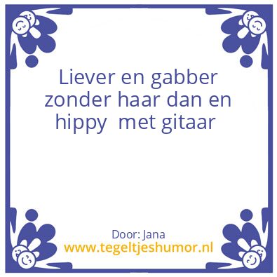 Tegeltje: Yourlocalgabberina