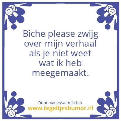Tegeltje: roddelaars