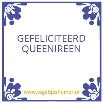 Tegeltje: Irene